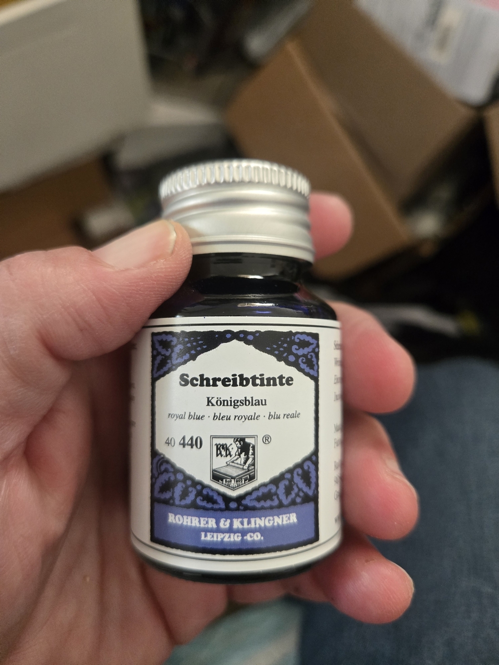 Rohrer & Klingner Königsblau Ink Bottle - Royal Blue